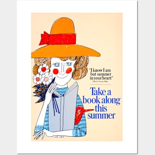 Take A Book Along This Summer! 1966 by Bill Sokol Posters and Art